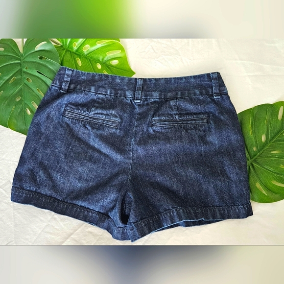 Dressy Denim Chino Shorts - Picture 2 of 5
